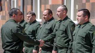Chairman of the Investigative Committee Artur Poghosyan Held Meeting in Vayots Dzor Regional Investigative Department and the 8th Garrison Investigative Unit of General Military Investigative Department